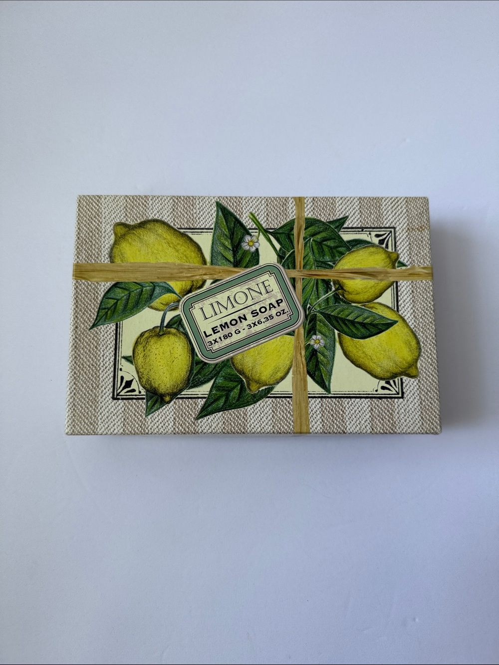 Lemon Soap Decorative Box - Yellow #618